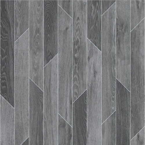 Grey oak staggered wood effect - grey,
