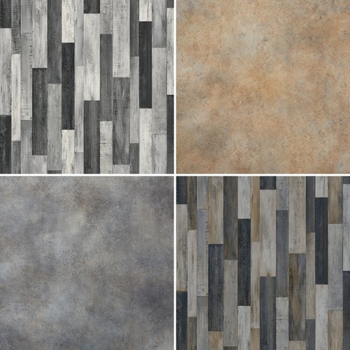 Metallic stone wood - wood, effect