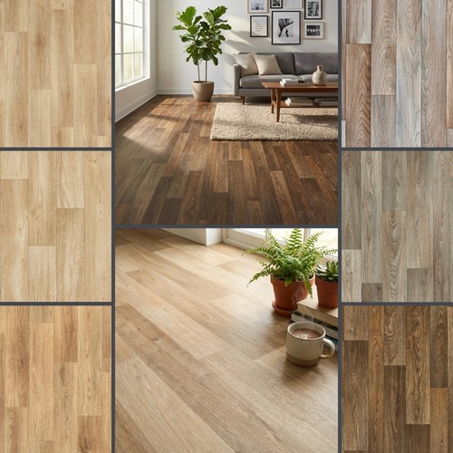 Wood effect vinyl - effect,